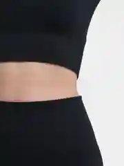 Черный велосипедки спортивные, женские, бесшовные