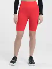 Красный велосипедки спортивные, женские, бесшовные