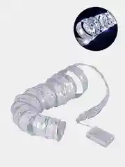 Серебряный светодиодная гирлянда лента, 5 м