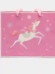 Пакет подарочный новогодний "Единорог. Happy New Year",  23 х 18 х 10 см