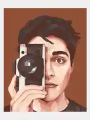 Картина по номерам на холсте с подрамником 50х40 см "Фотограф"