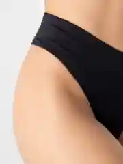 Черный стринги женские, спортивные