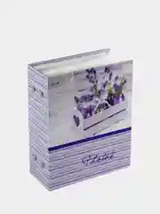Красный фотоальбомы "Цветы", твёрдая обложка, на 200 фото 10 х 15 см, 24 вида
