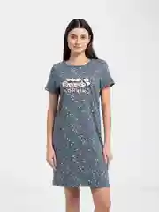 Тёмно-серый сорочка ночная, женская