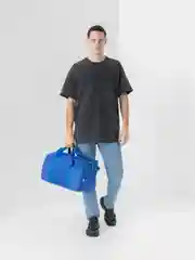Синий сумка спортивная, унисекс