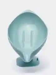 Бирюзовый мыльница в виде листа