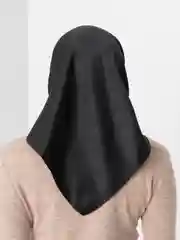 Черный платок шелковый на шею