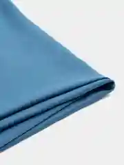 Голубой платок шелковый на шею