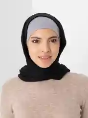 Черный платок на голову, женский