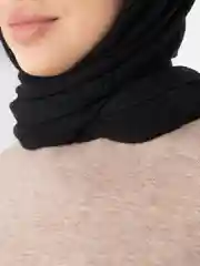Черный платок на голову, женский