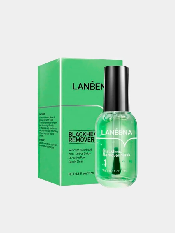 Маска от черных точек, средство для лица c кисточкой Lanbena, косметика от прыщей и акне