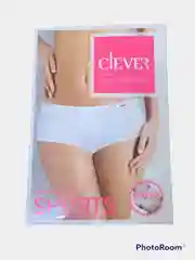 Белый женские трусы шорты CLEVER