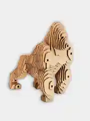 Деревянный конструктор Uniwood Горилла с карандашами/ Сборная модель/ 3D конструктор