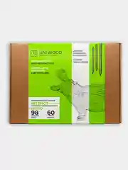 Деревянный конструктор UNIWOOD Бегемот с карандашами/ Сборная модель/ 3D конструктор