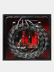 Профессиональный межблочный кабель УРАЛ KM 4RCA MT5M, для подключения усилителя, 5 метров