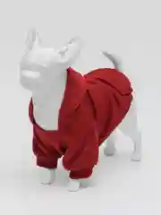 Бордовый толстовка с капюшоном, для собак и кошек