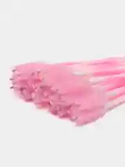 Розовый щеточки для ресниц и бровей
