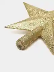 Золотой звезда, верхушка на ёлку, наконечник