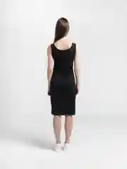 Черный платье-майка женское
