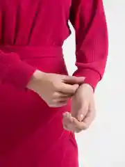 Фуксия костюм с юбкой