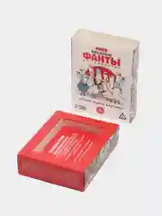 Белый настольная новогодняя карточная игра "Фанты" для взрослой компании, подарок на Новый год