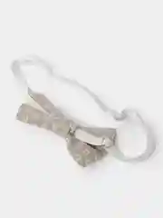 Бабочка галстук Бежевая