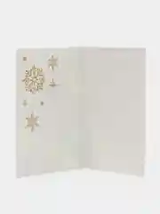 Фиолетовый открытка новогодняя "С Новым годом", 5,8 х 8,5 см