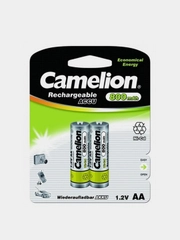 Аккумуляторы AA Camelion AA-800mAh, Ni-Cd, 1.2V, 2 штуки