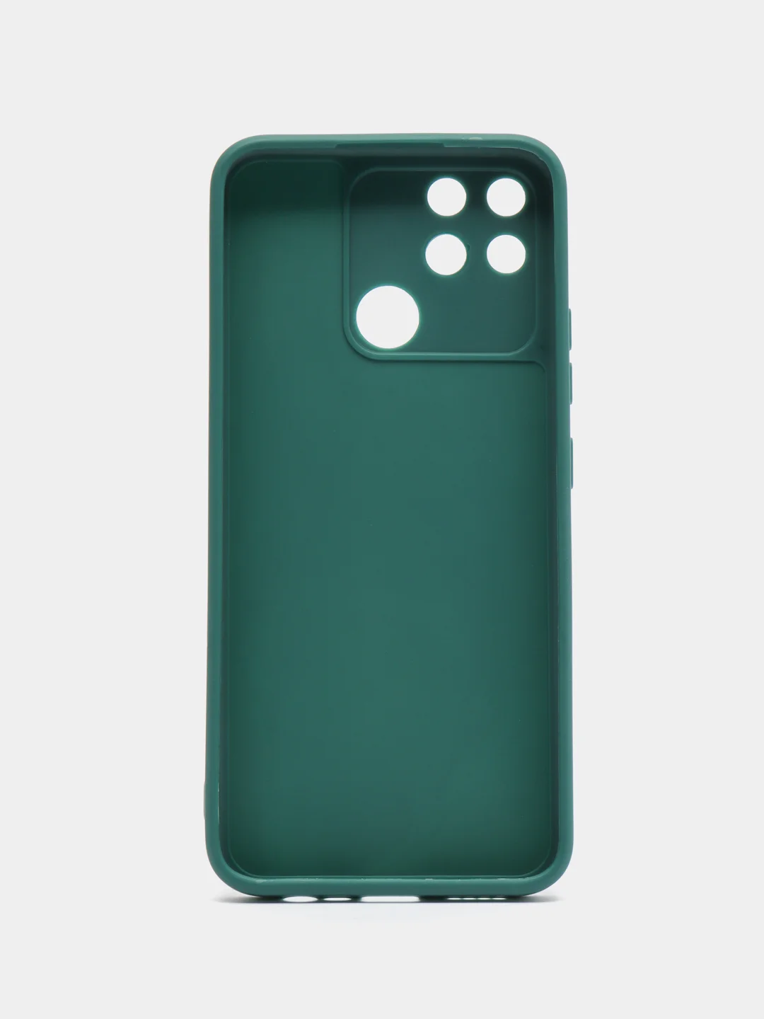 Бирюзовый чехол Realme NARZO 50A силиконовый (Реалми НАРЗО 50А)