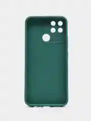 Бирюзовый чехол Realme NARZO 50A силиконовый (Реалми НАРЗО 50А)