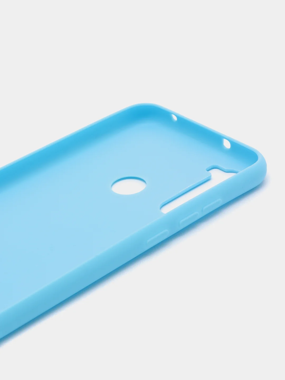 Лазурный силиконовый чехол Xiaomi Redmi Note 8T (Сяоми Редми Нот 8Т / Ноут), прозрачный