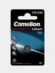 Батарейка дисковая литиевая Camelion CR1220-BP1, 1 штука