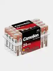 Батарейки щелочные AA Camelion Plus Alkaline LR6-PB24, 24 штуки