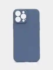 Синий меланж чехол с защитой камеры и мягкой подкладкой для iPhone 13 / 13 Pro / 12 Pro, 12 Pro Max, 11