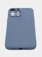 Синий меланж чехол с защитой камеры и мягкой подкладкой для iPhone 13 / 13 Pro / 12 Pro, 12 Pro Max, 11