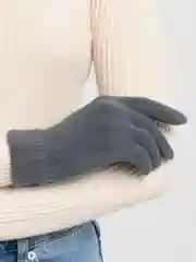Серый перчатки сенсорные унисекс