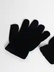 Черный перчатки вязаные, детские