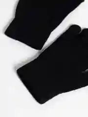 Черный детские демисезонные перчатки