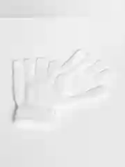 Белый демисезонные перчатки
