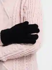 Черный демисезонные перчатки