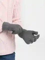 Серый демисезонные перчатки