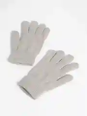 Серый металлик демисезонные перчатки