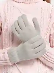 Серый металлик демисезонные перчатки
