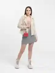 Красный мини сумка