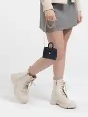 Оранжевый мини сумка
