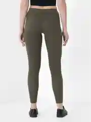 Оливковый лосины женские, спортивные