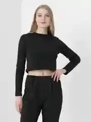 Черный женский спортивный костюм