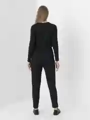 Черный женский спортивный костюм