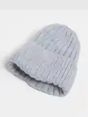 Серый женская шапка