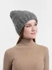Серый шапка  женская Иберис